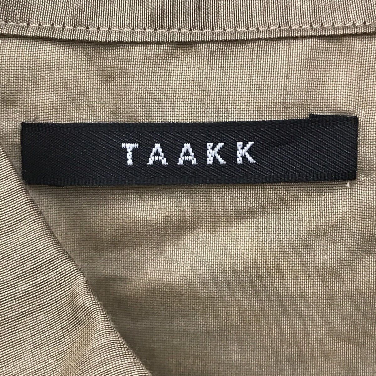 TAAKK(ターク) 25SSSHIRTS JACKETスイッチング シアー シャツ