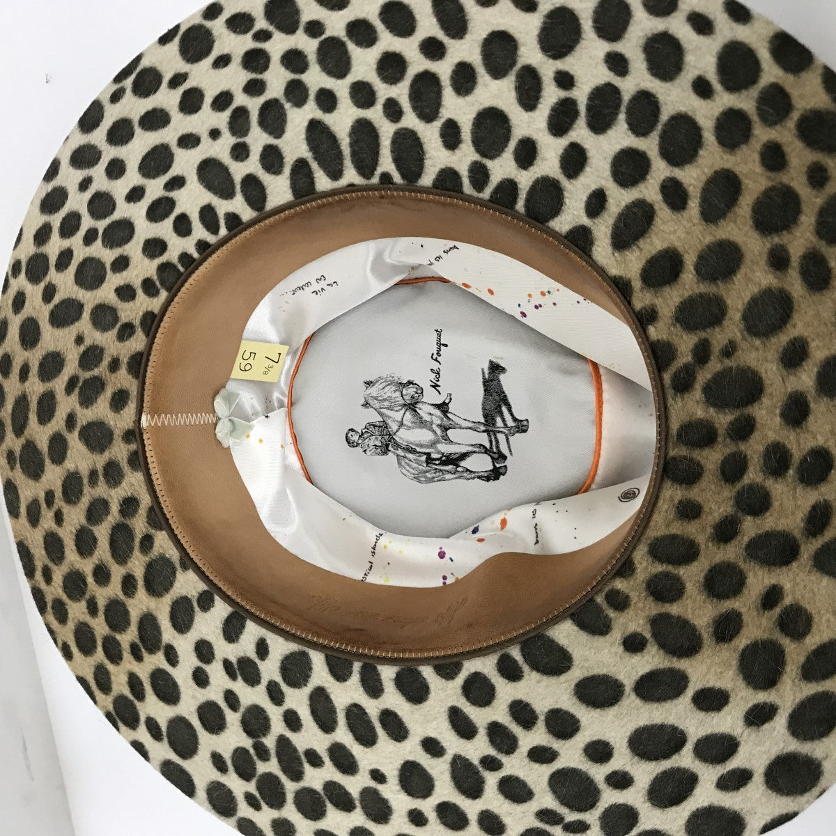 nick fouquet レオパード柄ハット 古着・中古-4枚目のアイテム画像