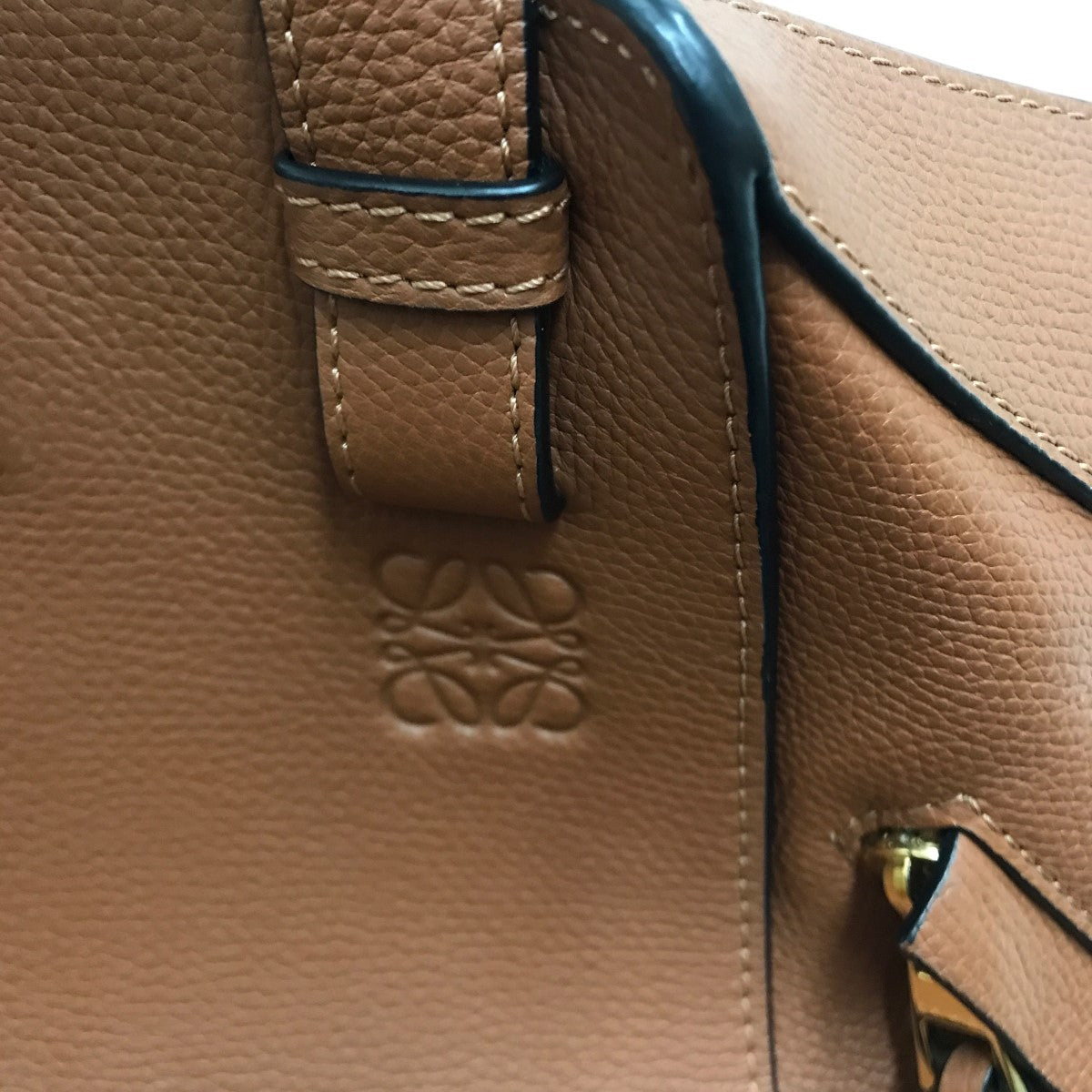 ロエベ ハンモック ショルダーバッグ6WAY ブラウンAランクlo16161cc ☆Loewe☆ハンモックバッグ コンパクト（クラシックカーフ） (LOEWE