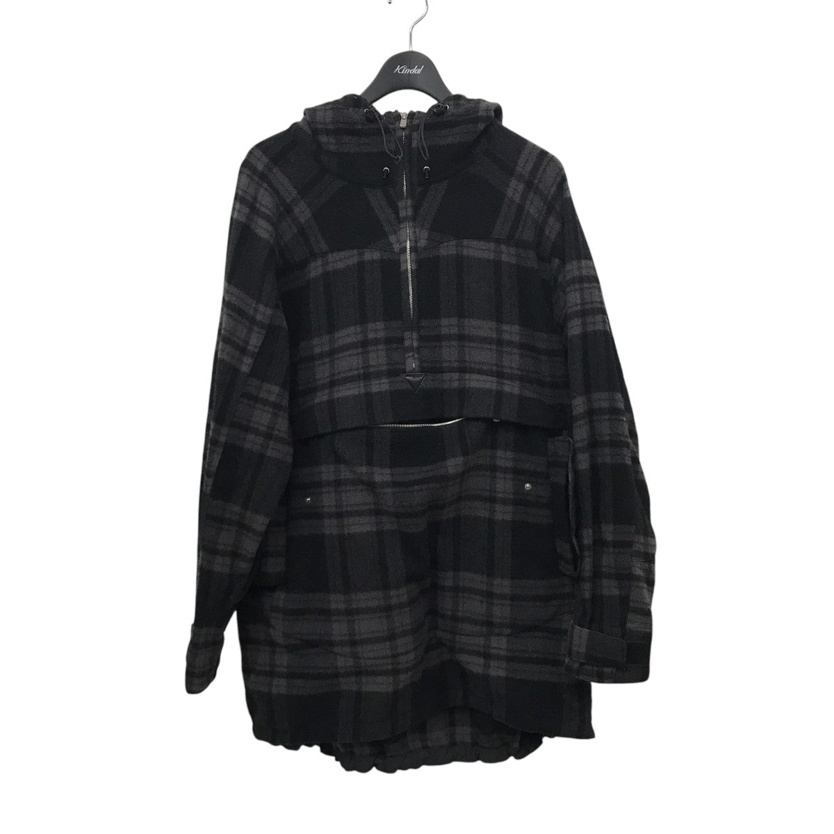STROLLER HOODED PULLOVER WIN PLAID CHECKチェックシャツアノラックパーカーNN-JU2802