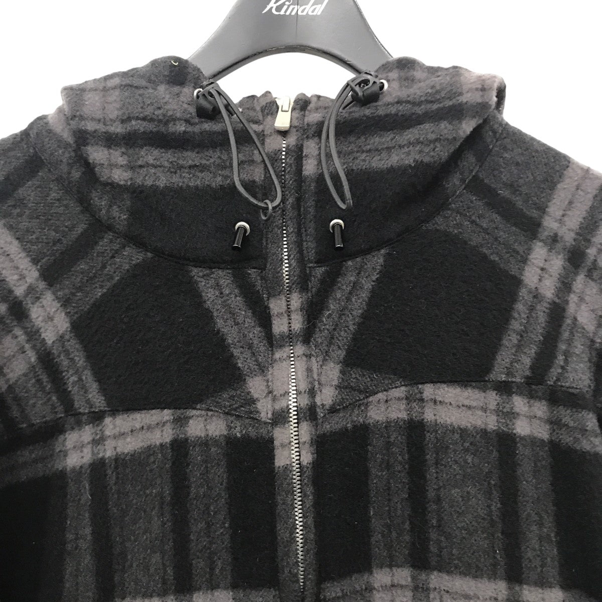 STROLLER HOODED PULLOVER WIN PLAID CHECKチェックシャツアノラックパーカーNN-JU2802