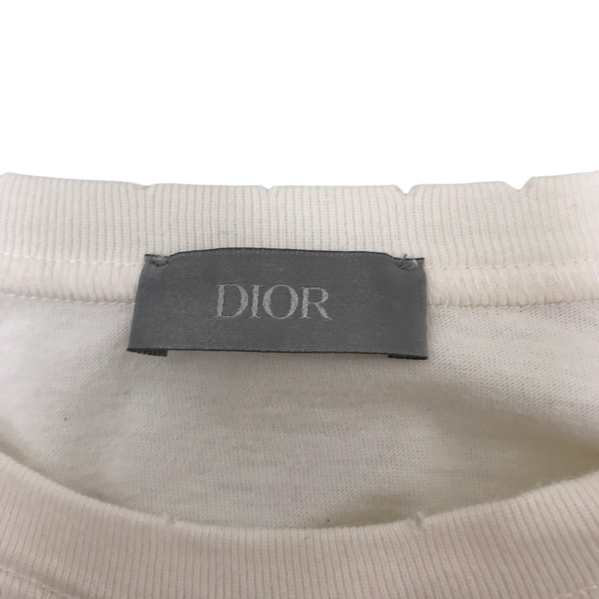Christian Dior ダメージ加工 Tシャツ DIOR(ディオール) 24SSダメージ加工tシャツTシャツ483J635A0817