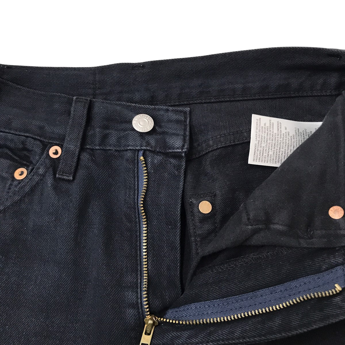 LEVI’S VINTAGE CLOTHING 1950モデル 701 JEANSブラックデニム50701-0028 古着・中古-4枚目のアイテム画像