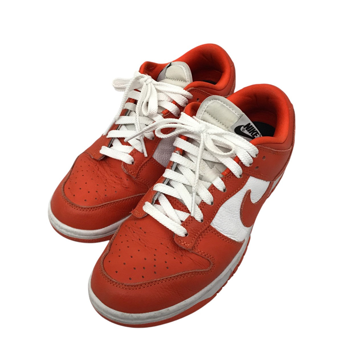 BY YOU NIKE Dunk Low ホワイト/オレンジ カスタム