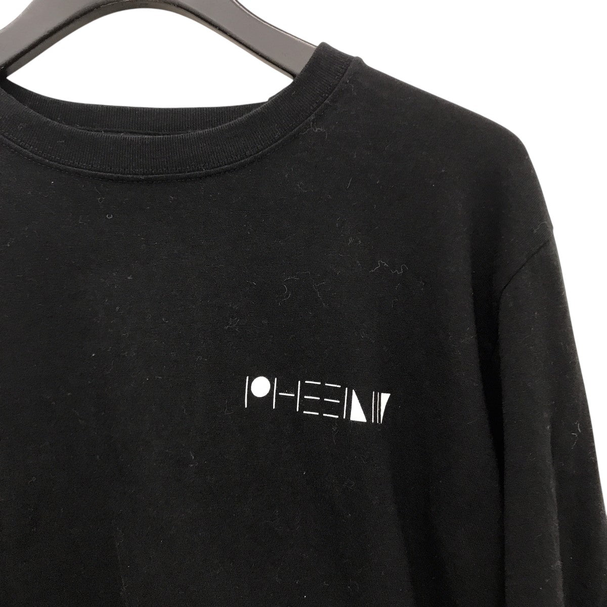 フィーニー PHEENY for st company exclusive l s tee ロングカットソー PS21-CS19 ブラック サイズ：M PHEENY(フィーニー) for st company exclusive l s teeロング