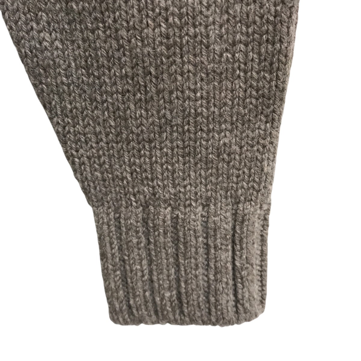 クー です★3G ジーロンラム×カシミヤ ドロップショルダー グレー 3G ジーロンラム×カシミヤ ドロップショルダー SL3W-063-W10