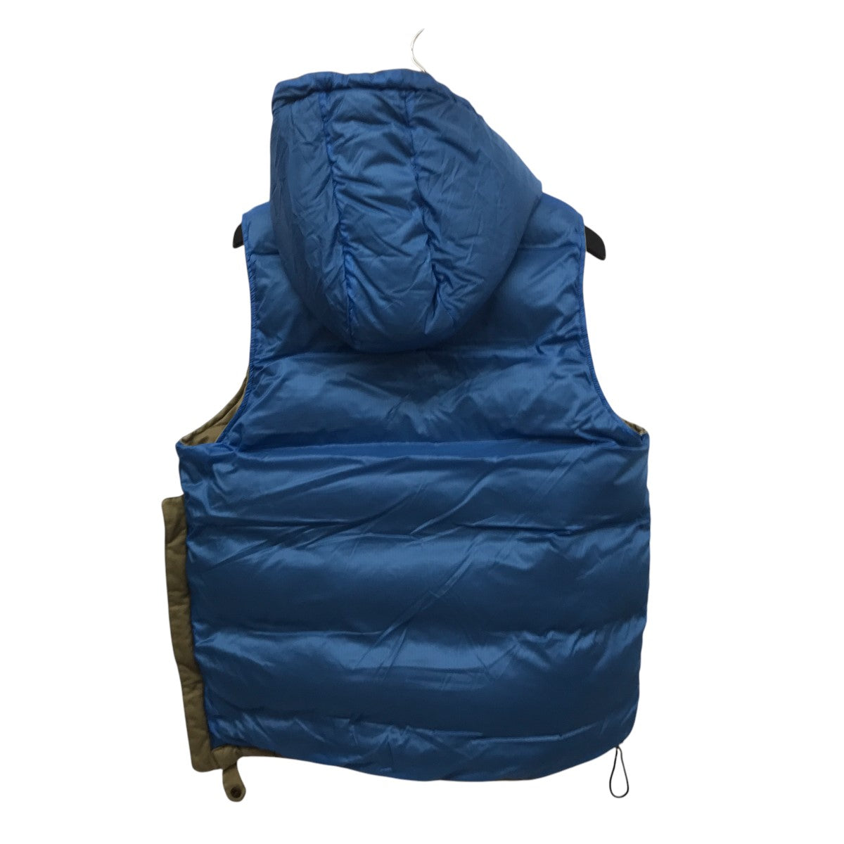 ハーフジップ ステンシルプリントダウンベスト