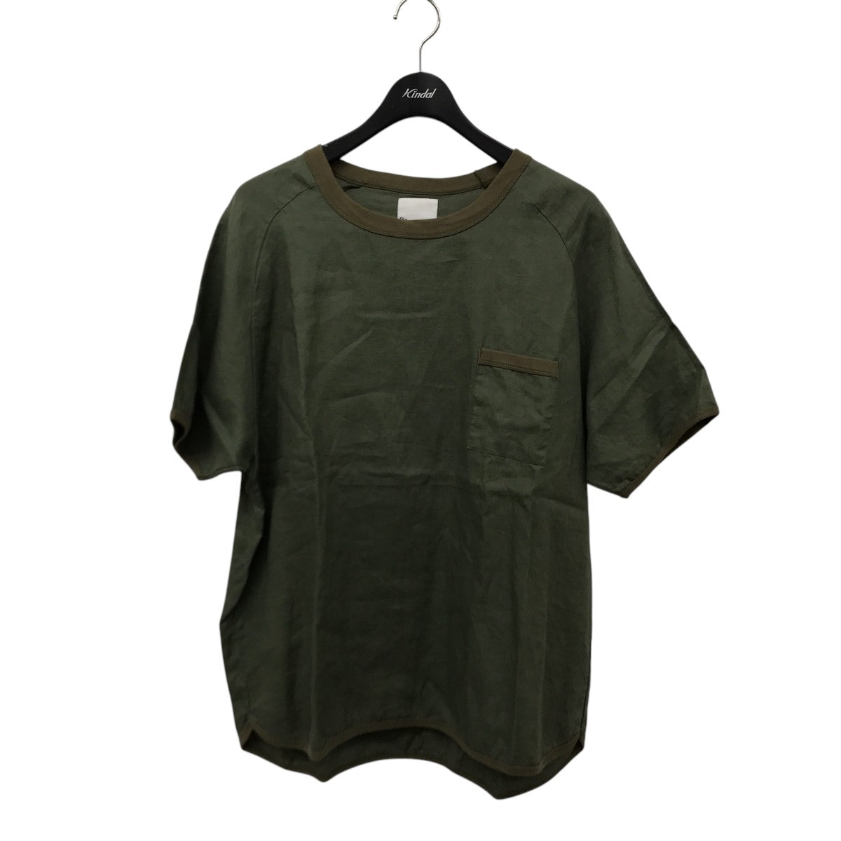 Re made in tokyo japan フレンチリネンTシャツ 古着・中古-1枚目のアイテム画像