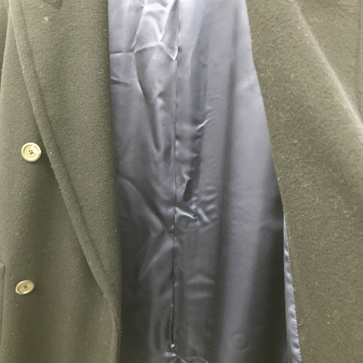 古着ウールロングコートC-TK-6427