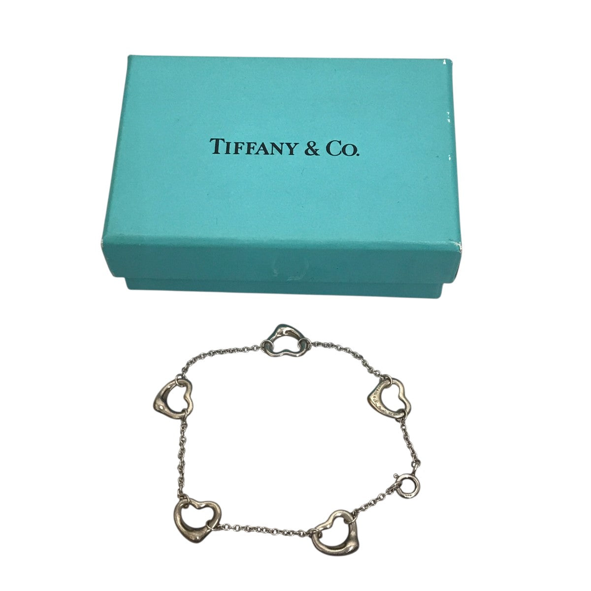 Tiffany ＆ Co．(ティファニー) 5P オープンハートブレスレット