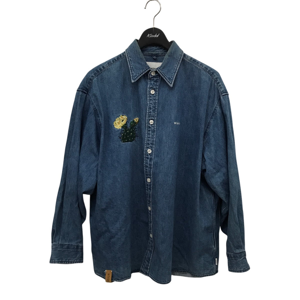 WTAPS(ダブルタップス) ALLMAN LS COTTON． DENIM． CACTOデニムシャツ 