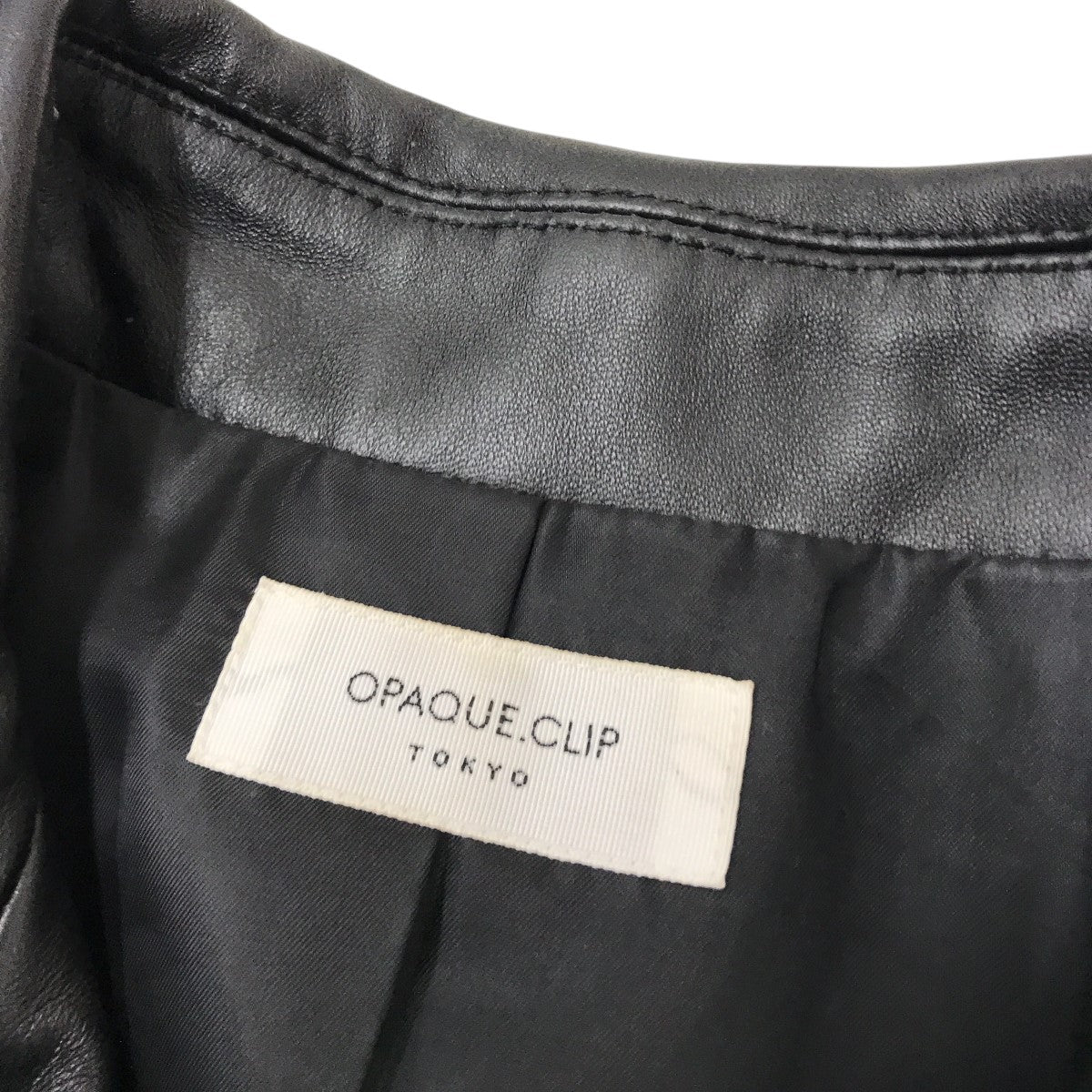 OPAQUE．CLIP(オペークドットクリップ) ラムレザーダブル