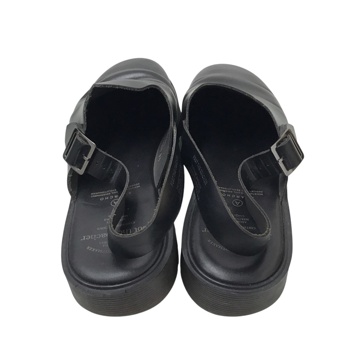 foot the coacher レザーミュールサンダル171204 古着・中古-3枚目のアイテム画像