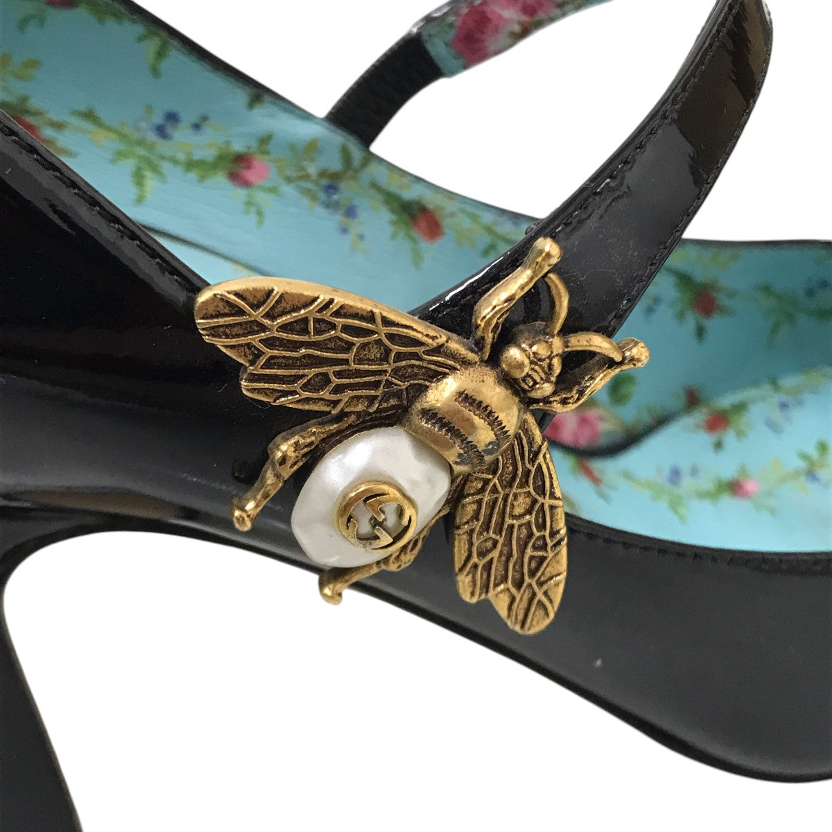 GUCCI louis bee mary jane pumpsヒールパンプス481177 古着・中古-7枚目のアイテム画像