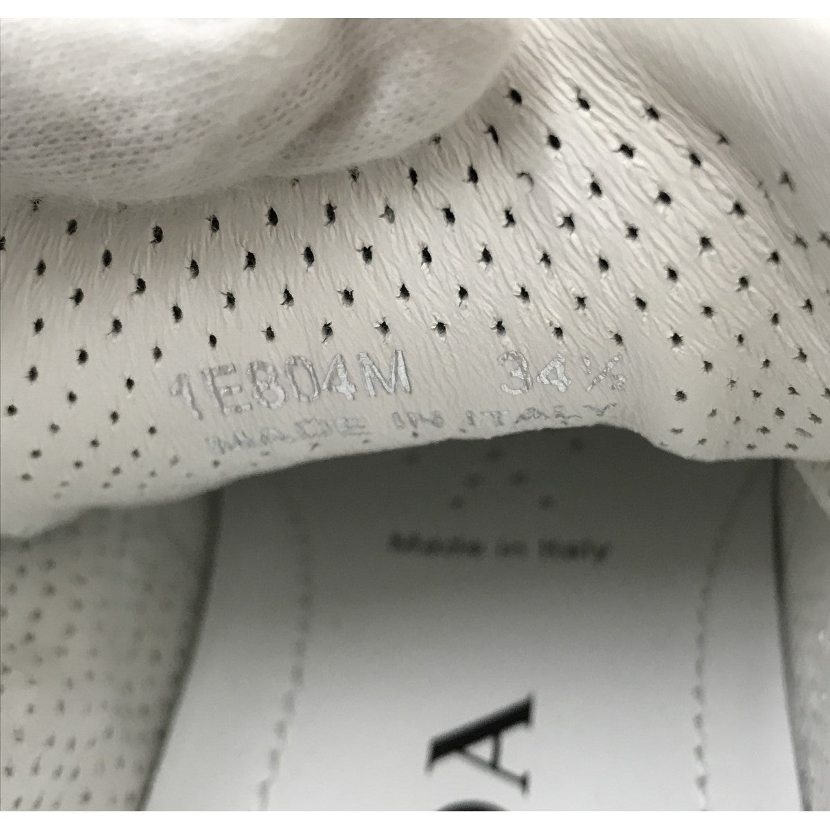 プラージュ PRADA(プラダ) Prax 01 レザースニーカー1E804M 1E804M ホワイト