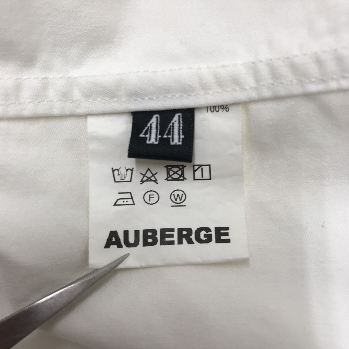 AUBERGE HBL 47 LINEN100% サイズ42 AUBERGE(オーベルジュ) 「LITHIUM PAINT」ワールドマップ