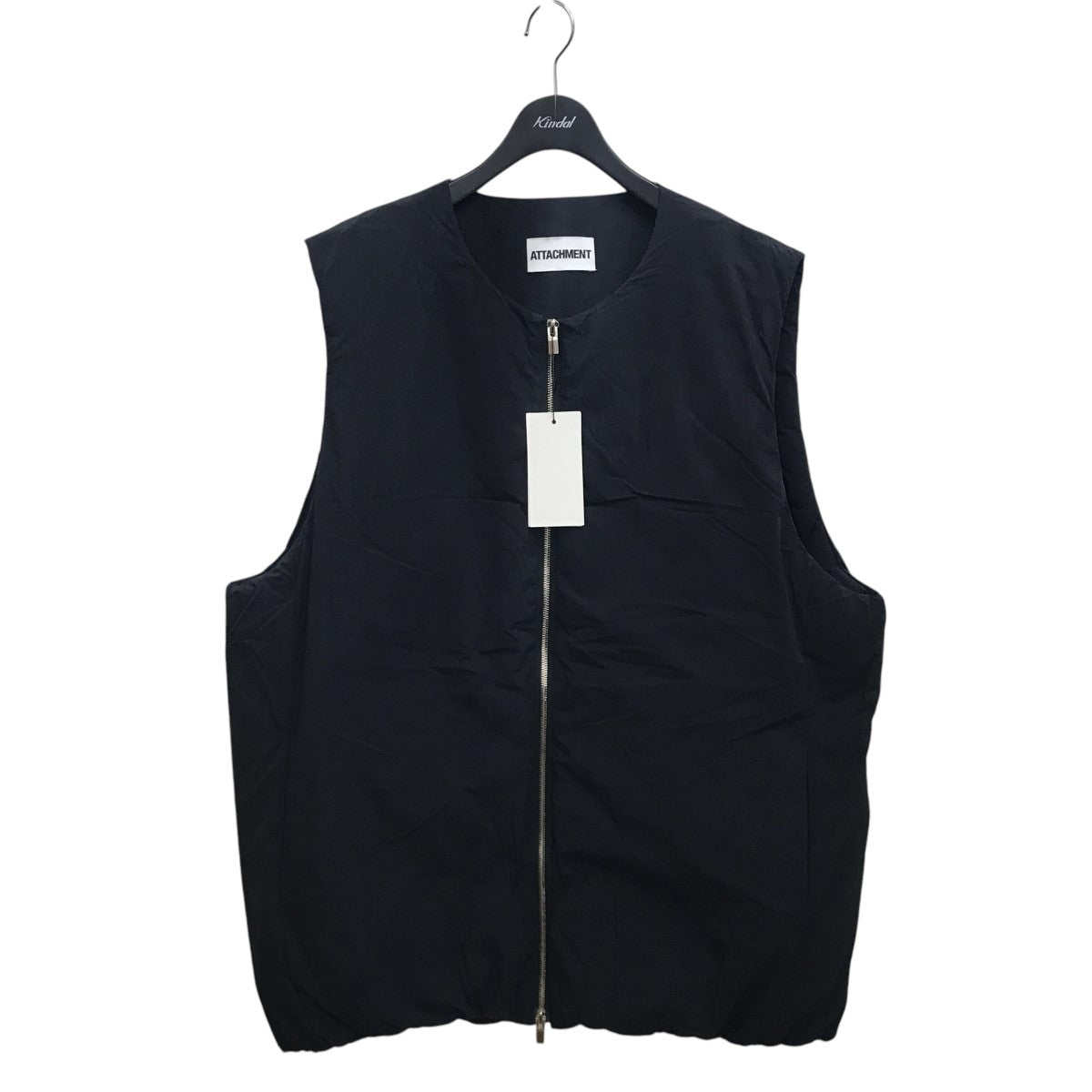 ATTACHMENT アタッチメント コーティングダウンベスト KAZUYUKI KUMAGAI ATTACHMENT - KAZUYUKI KUMAGAI ダウンベスト