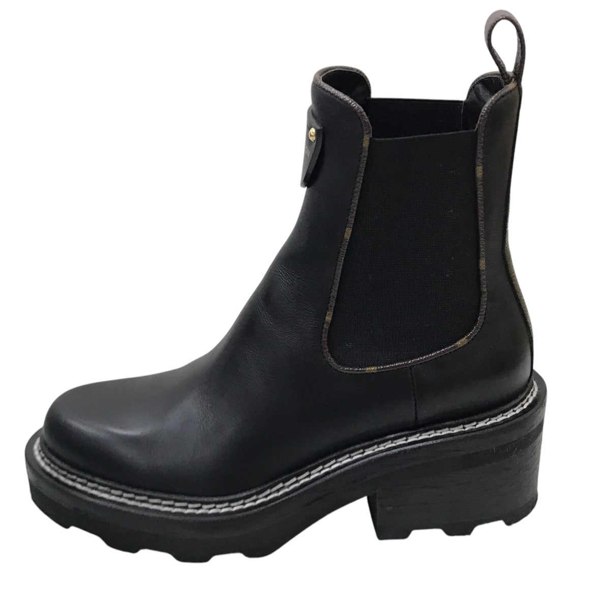 Louis Vuitton サイドゴア　ブーツ　ルイヴィトン　24センチ　37 Louis Vuitton サイドゴア ブーツ ルイヴィトン 24センチ 37