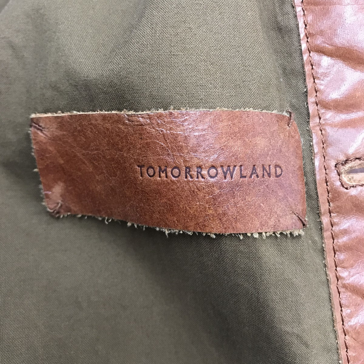 TOMORROWLAND セレショ系 きれいめ 長袖 スエードレザーシャツ