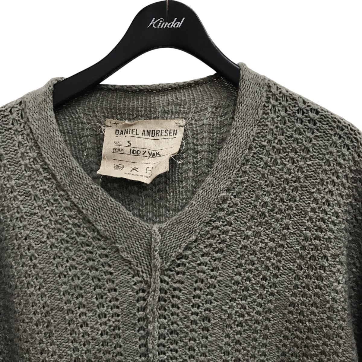 DANIEL ANDRESEN(ダニエル・アンドレセン) ニット カーキ サイズ S