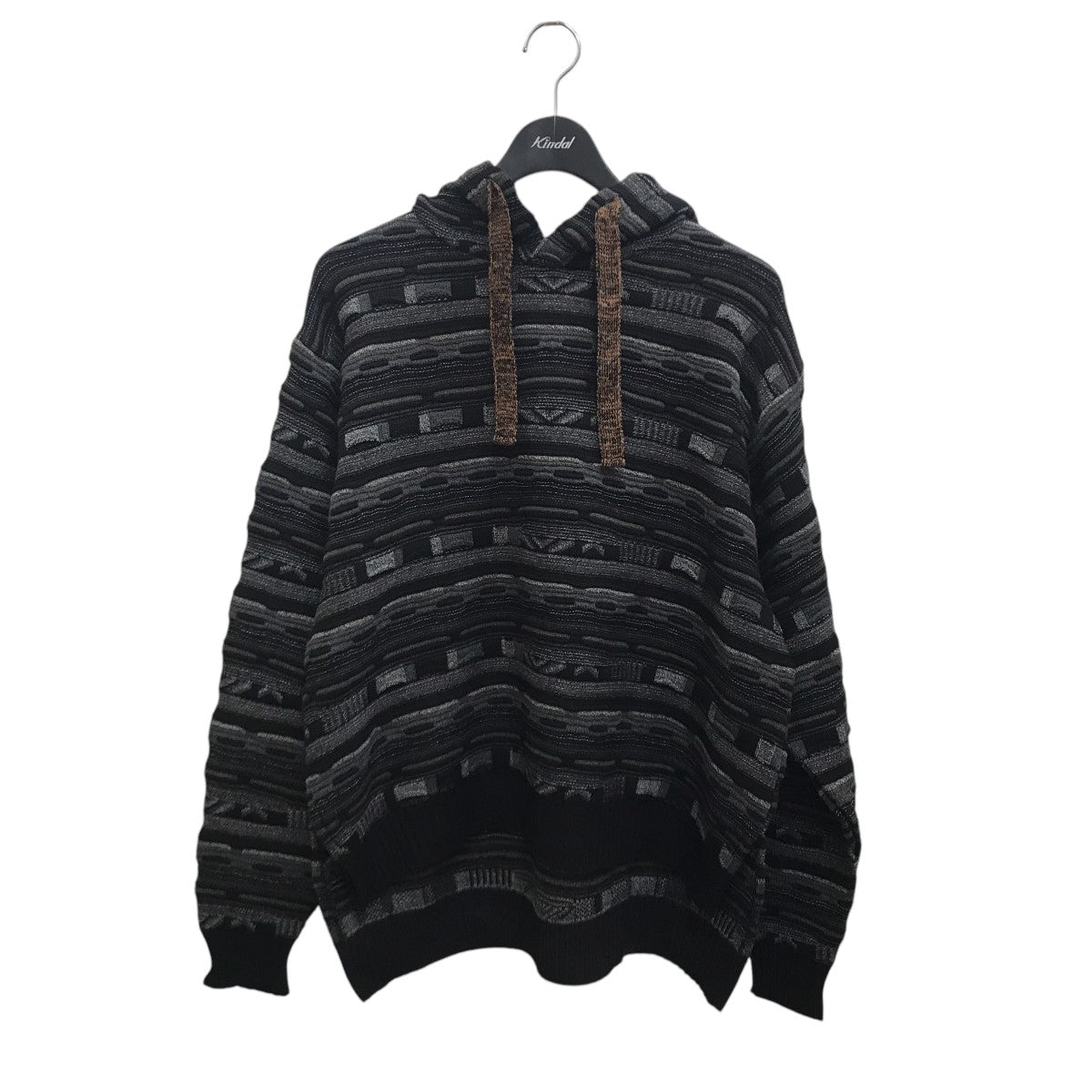 WHITE MOUNTAINEERING 23AWCRAZY STRIPE JAQUARD HOODIEパーカーWM2373603 古着・中古-1枚目のアイテム画像