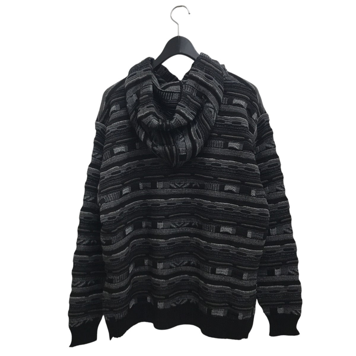 WHITE MOUNTAINEERING 23AWCRAZY STRIPE JAQUARD HOODIEパーカーWM2373603 古着・中古-2枚目のアイテム画像