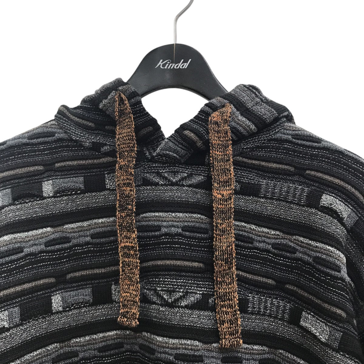 WHITE MOUNTAINEERING 23AWCRAZY STRIPE JAQUARD HOODIEパーカーWM2373603 古着・中古-5枚目のアイテム画像