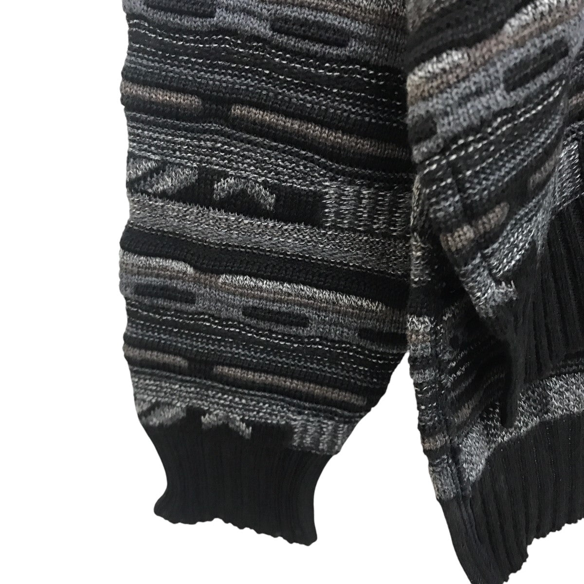 WHITE MOUNTAINEERING 23AWCRAZY STRIPE JAQUARD HOODIEパーカーWM2373603 古着・中古-6枚目のアイテム画像
