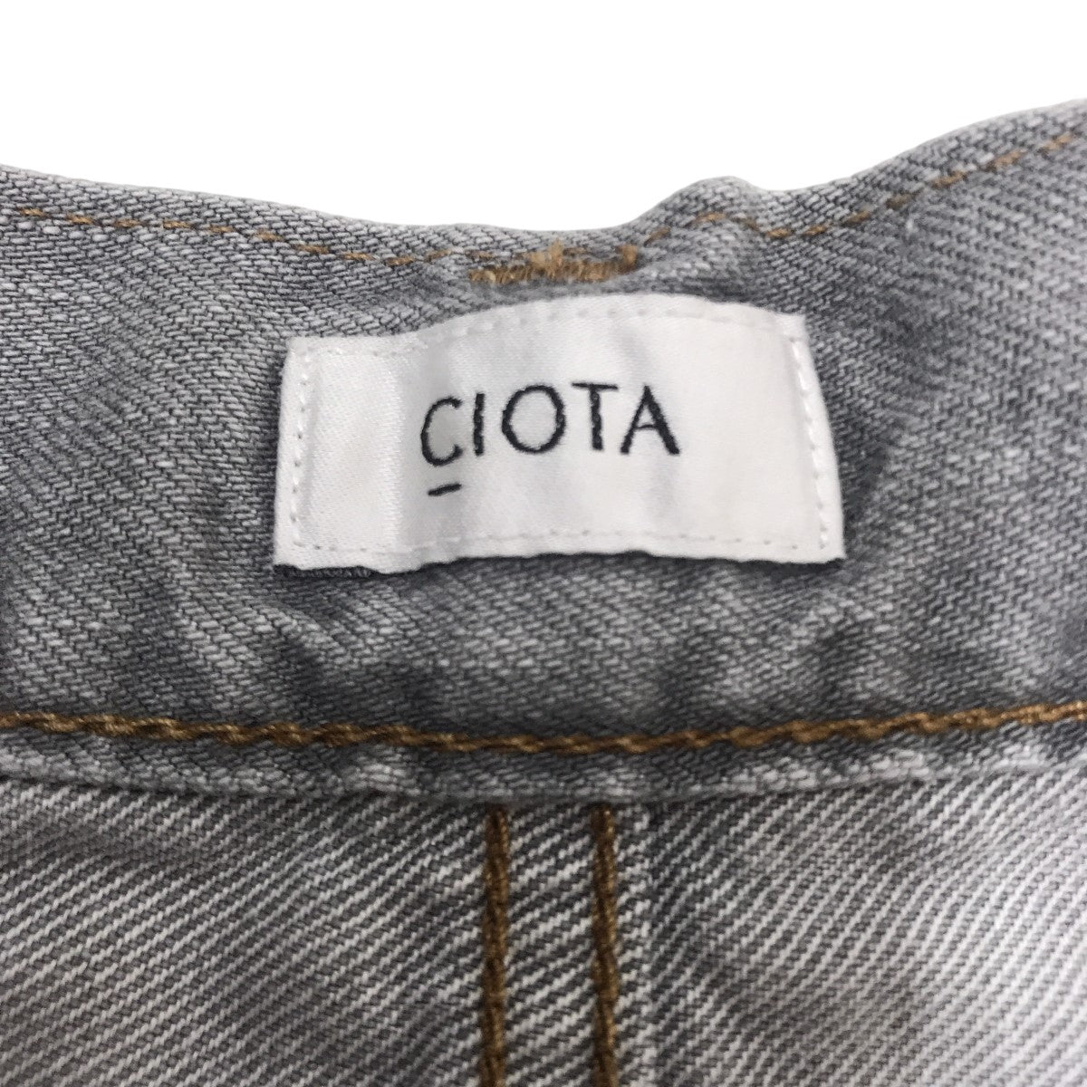 CIOTA スビンコットン11．5ozハイウエストスリムデニムデニムパンツNPTL-5HI-SL-11.5 古着・中古-4枚目のアイテム画像