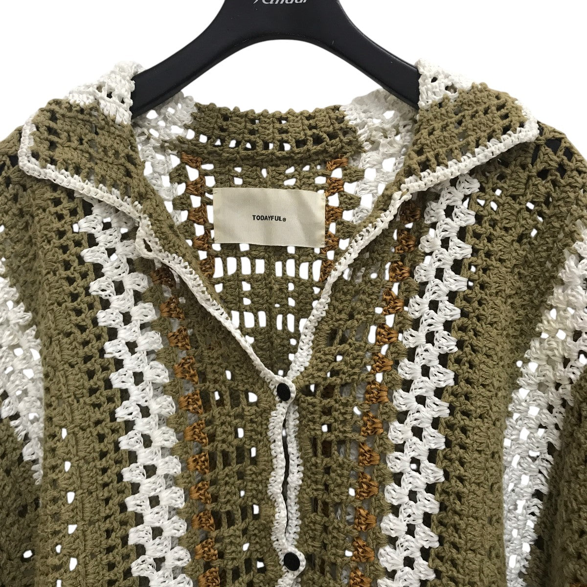 TODAYFUL(トゥデイフル) Crochet Over Shirts半袖シャツ12310514