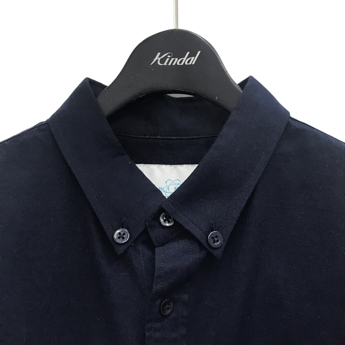 Whimsy ウィムジー ネイビー オックスフォードシャツ 長袖 XL 古着 Whimsy ウィムジー ネイビー オックスフォードシャツ 長袖 XL 古着