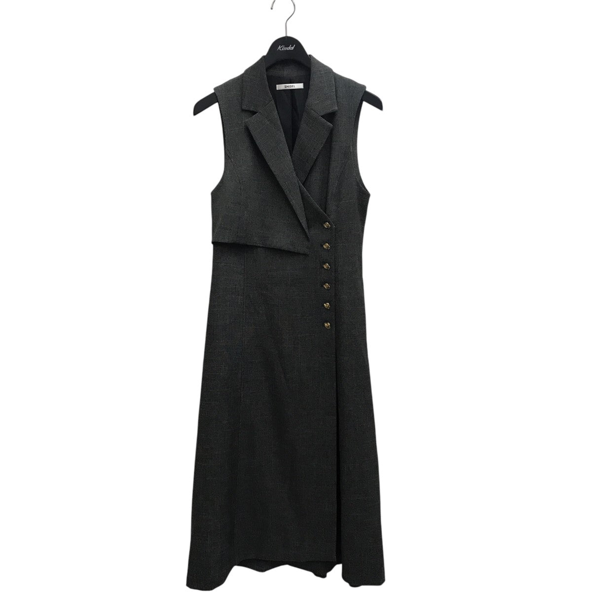 snidel ワンピース Snidel(スナイデル) 23AWSustainableフロントジップニット