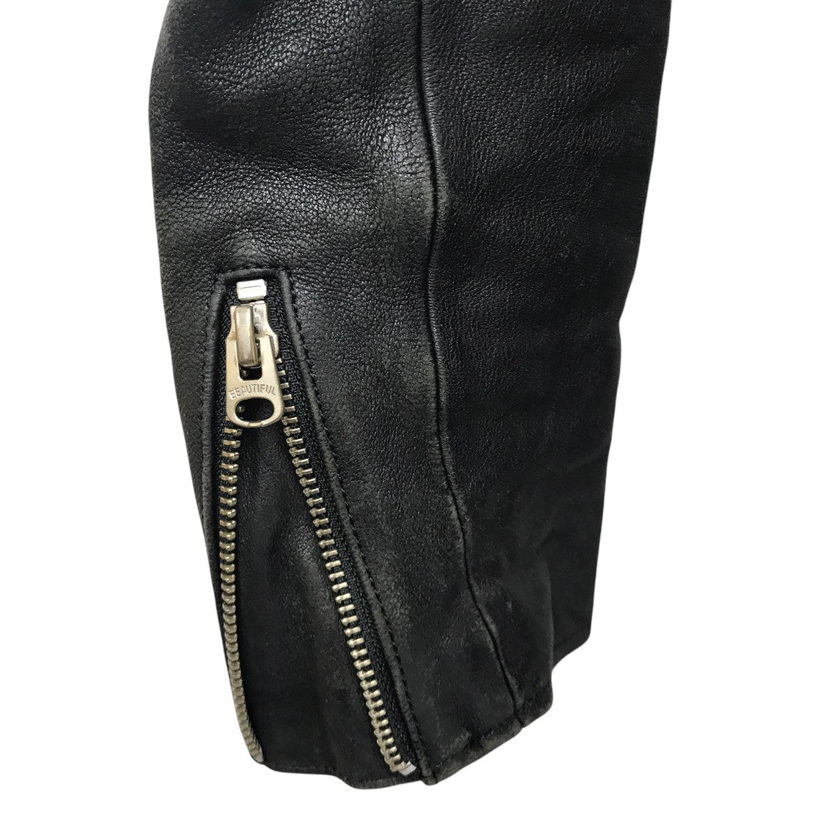 beautiful people shrink leather riders jacketレザージャケット1735402401 古着・中古-9枚目のアイテム画像