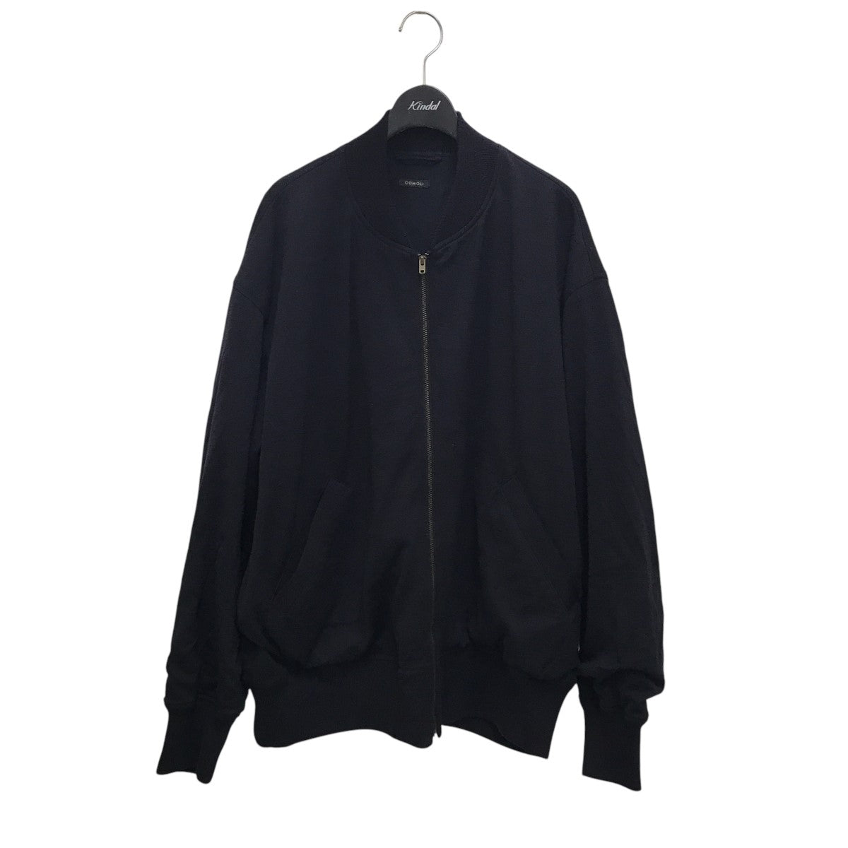 COMOLI 24AWニットジップブルゾンA03-06026 古着・中古-1枚目のアイテム画像