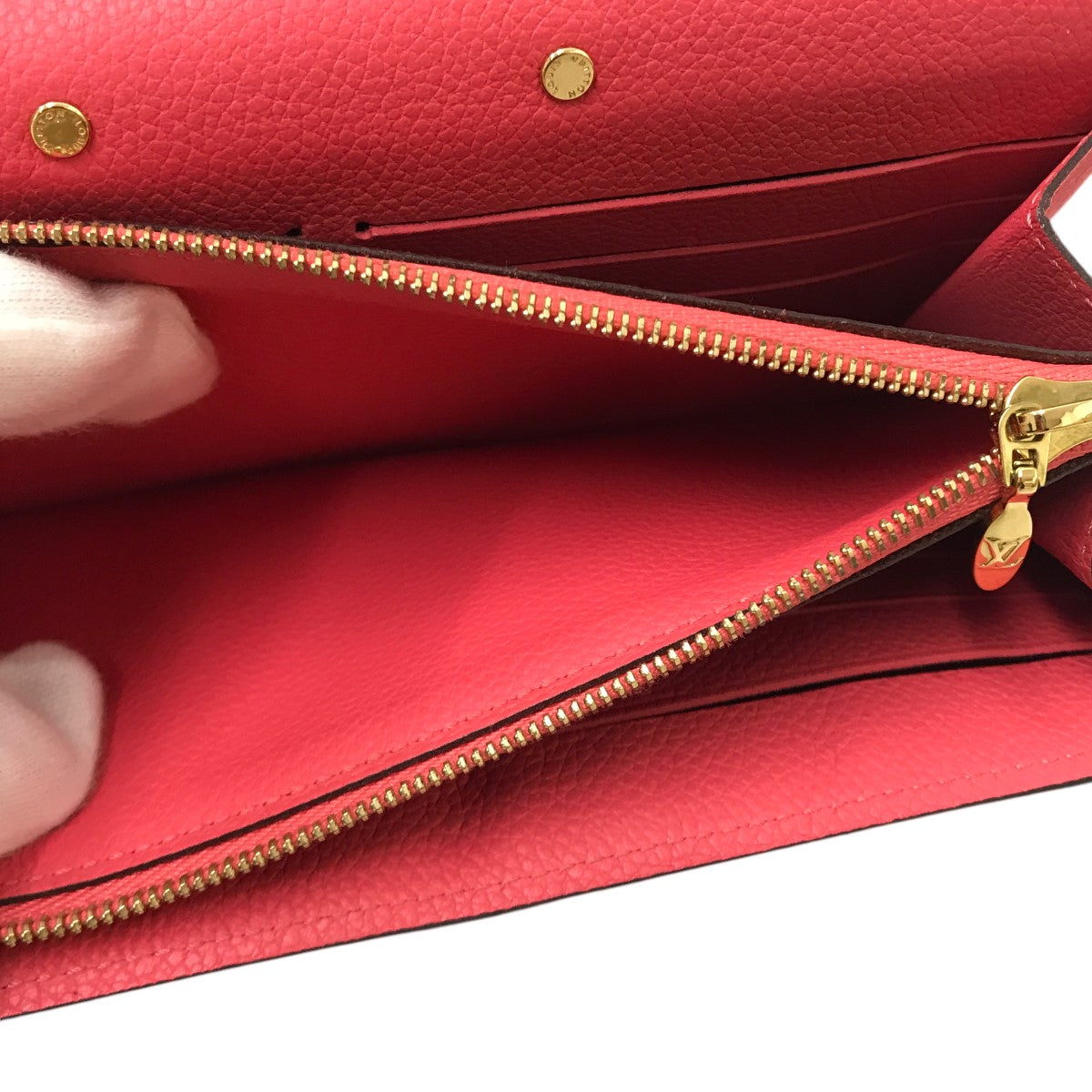 LOUIS VUITTON ルイヴィトン ポルトフォイユ パラス 赤 DC8 ルイヴィトンポルトフォイユ パラス コンパクト 14145 スリーズ