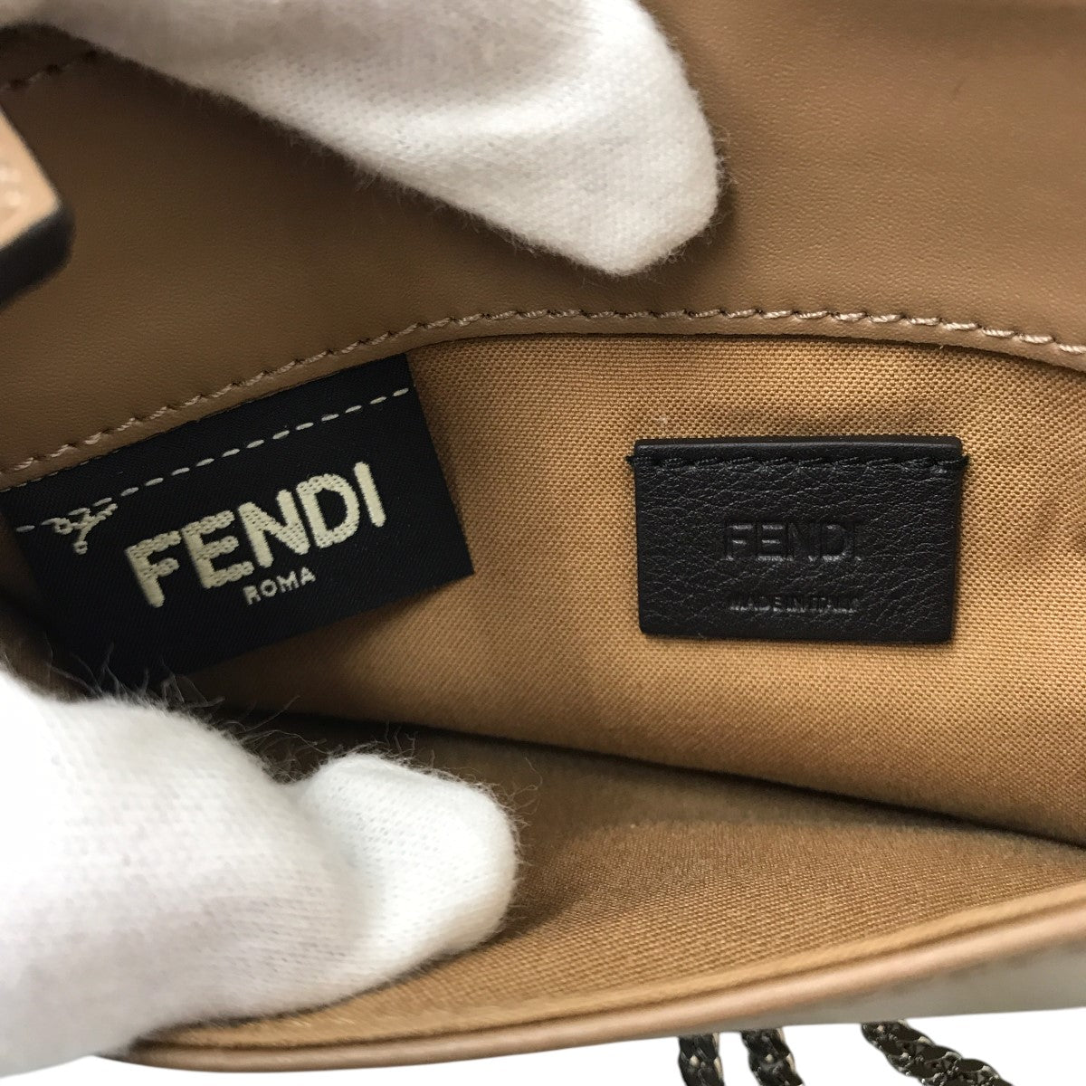 FENDI マルチスタッズ チェーンウォレット 古着・中古-3枚目のアイテム画像