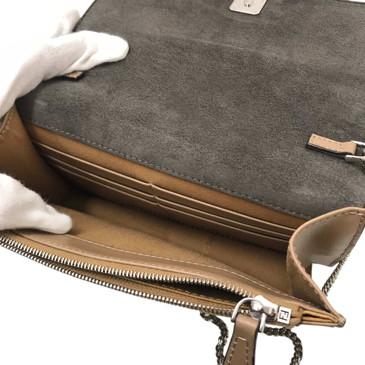FENDI マルチスタッズ チェーンウォレット 古着・中古-6枚目のアイテム画像