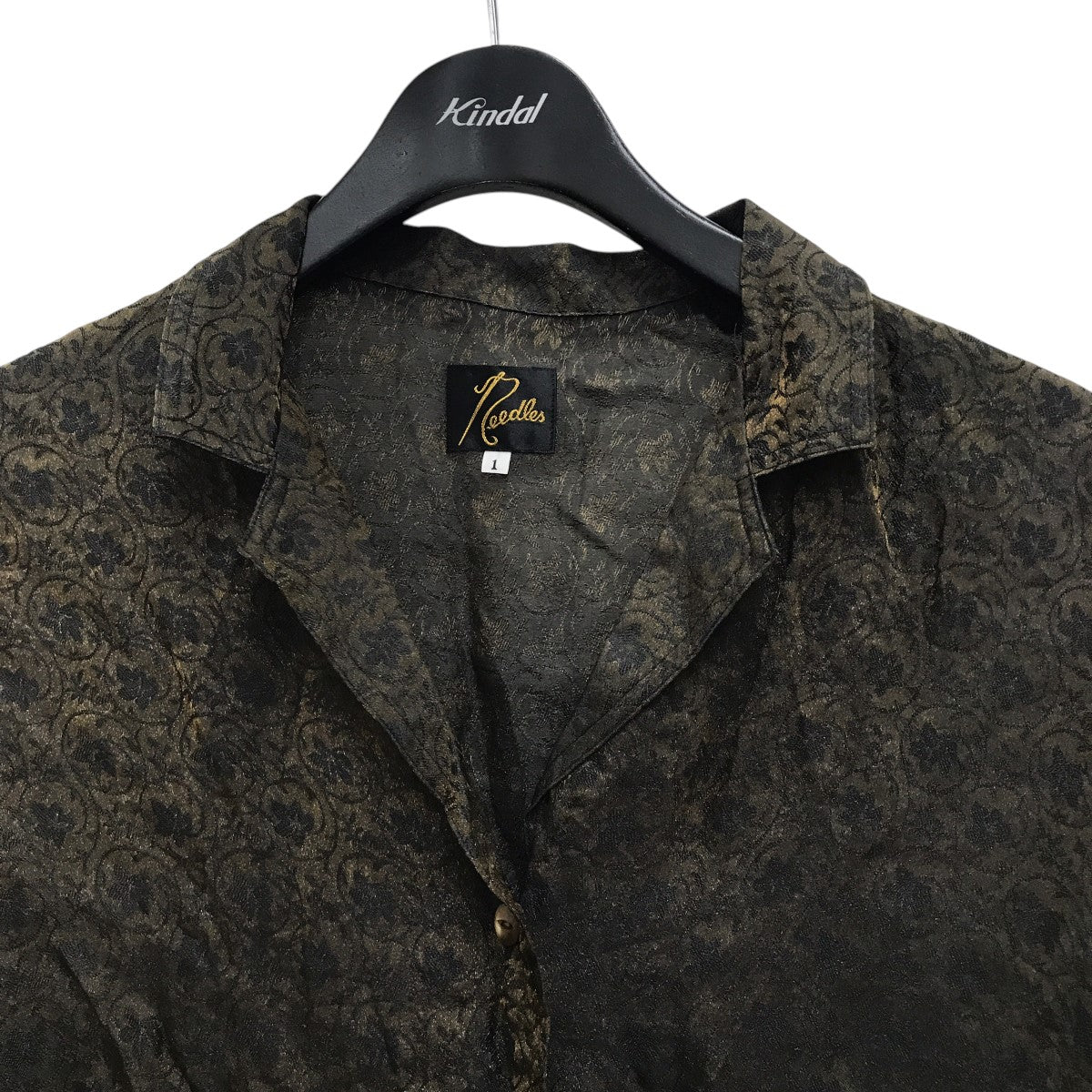 【値下げ】Needles フレンチスリーブブブラウス GL113 ブラウン サイズ：1 (フレスポ東大阪店) Needles(ニードルス) フレンチスリーブブブラウスGL113 GL113