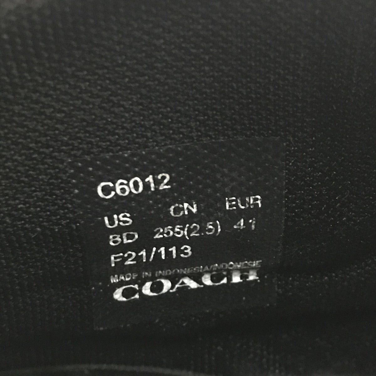 COACH CITYSOLE HIKERハイカットスニーカーC6012 古着・中古-5枚目のアイテム画像