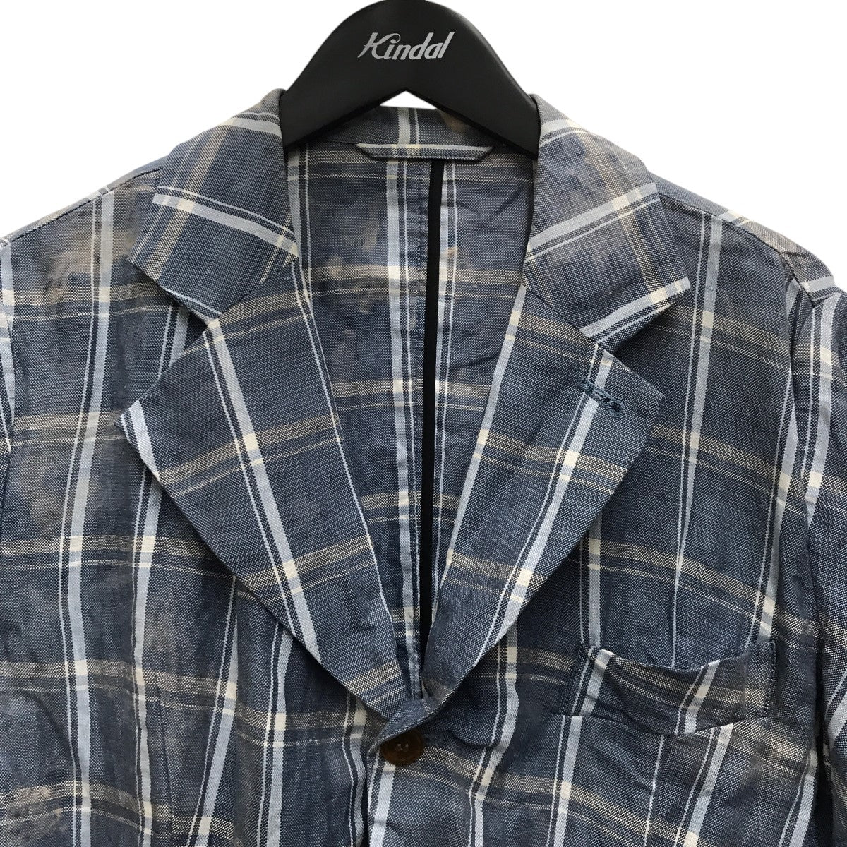 vivienne westwood 変形 コットン　リネン チェック ジャケット vivienne westwood 変形 コットン リネン チェック ジャケット
