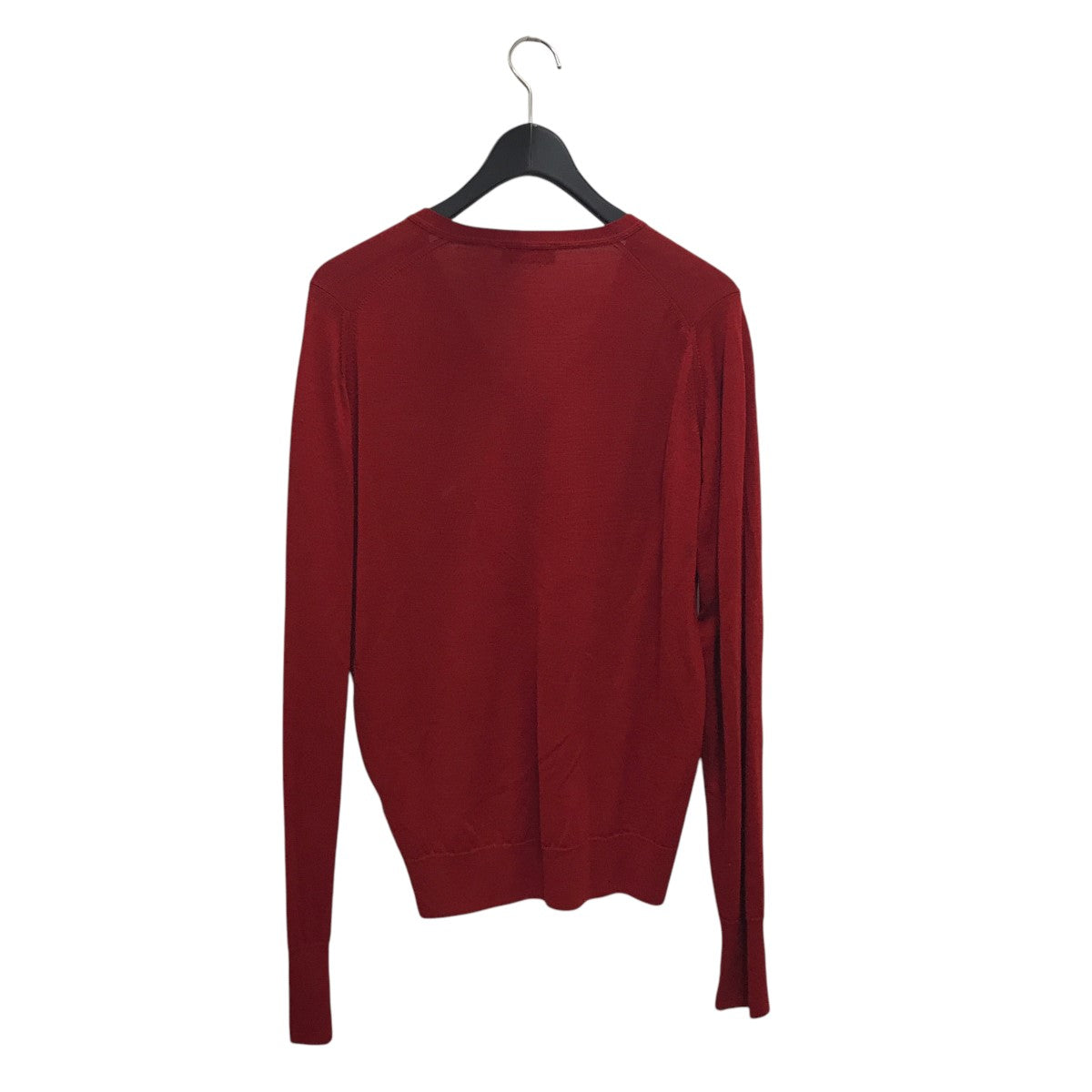 JOHN SMEDLEY(ジョンスメドレー) カーディガン レッド サイズ M