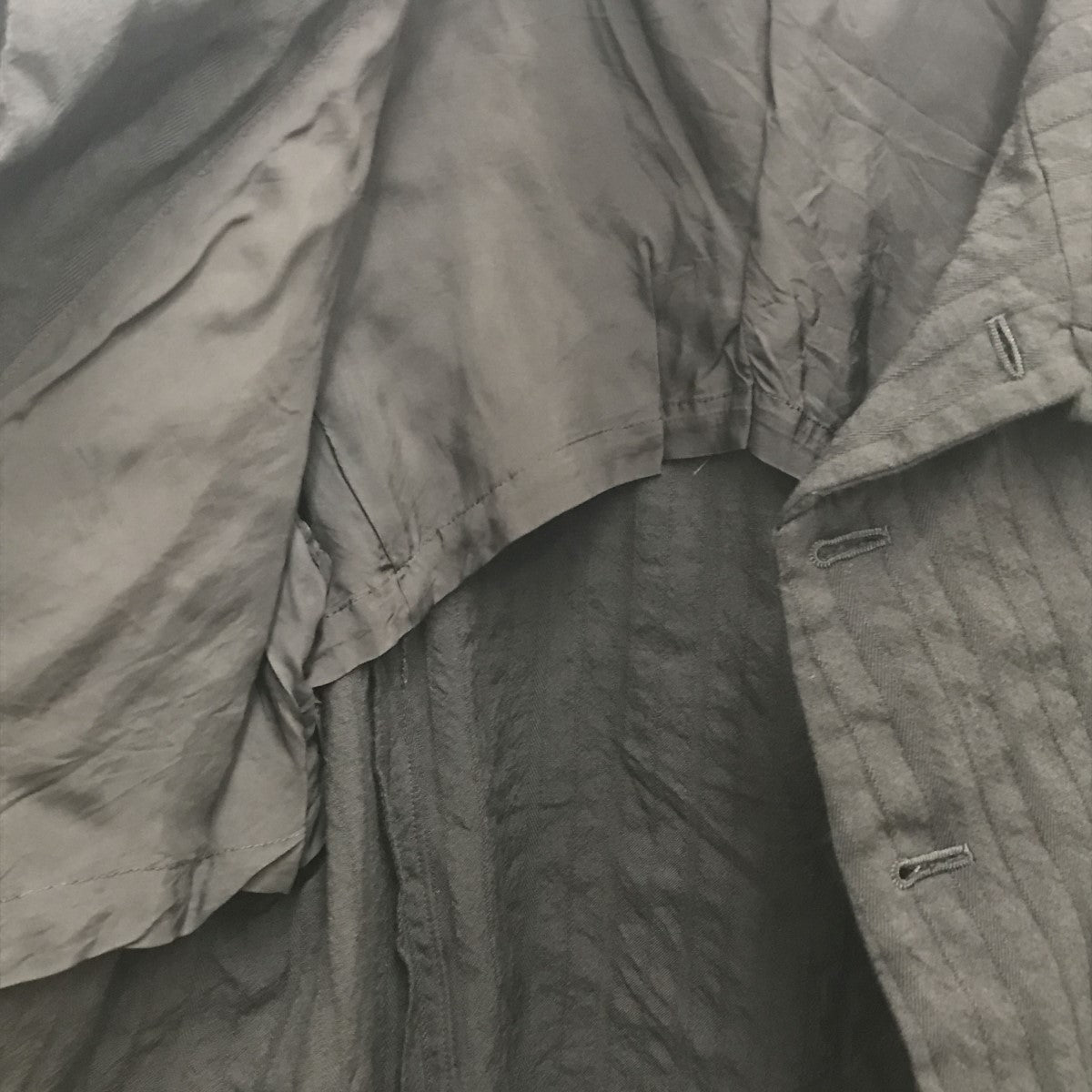 COMME des GARCONS COMME des GARCONS 19AW20コムコム ビッグカラー 丸襟 フリル ストライプジャケットRD-J029 古着・中古-7枚目のアイテム画像
