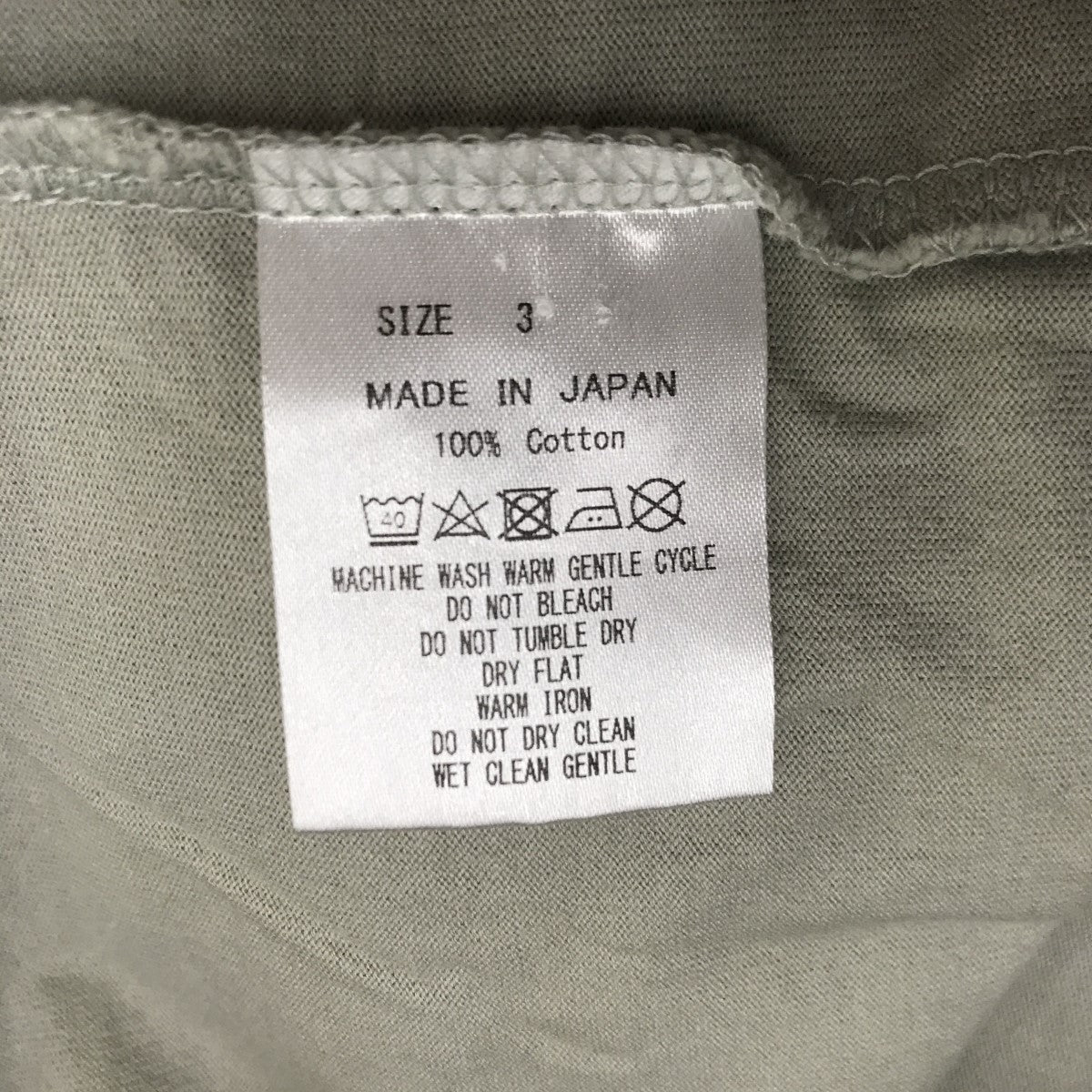 MARKAWARE BOX Tee LロングスリーブカットソーA22A-08CS02C 古着・中古-4枚目のアイテム画像