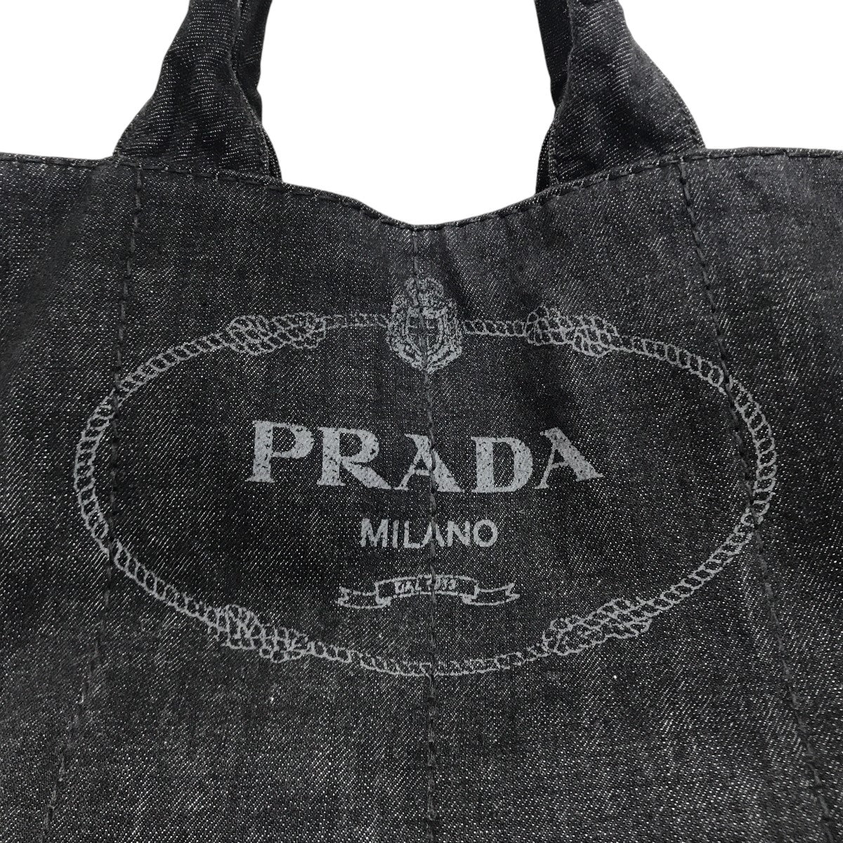 PRADA NERO カナパ トートバッグ2WAYショルダーバッグB2642B 古着・中古-3枚目のアイテム画像