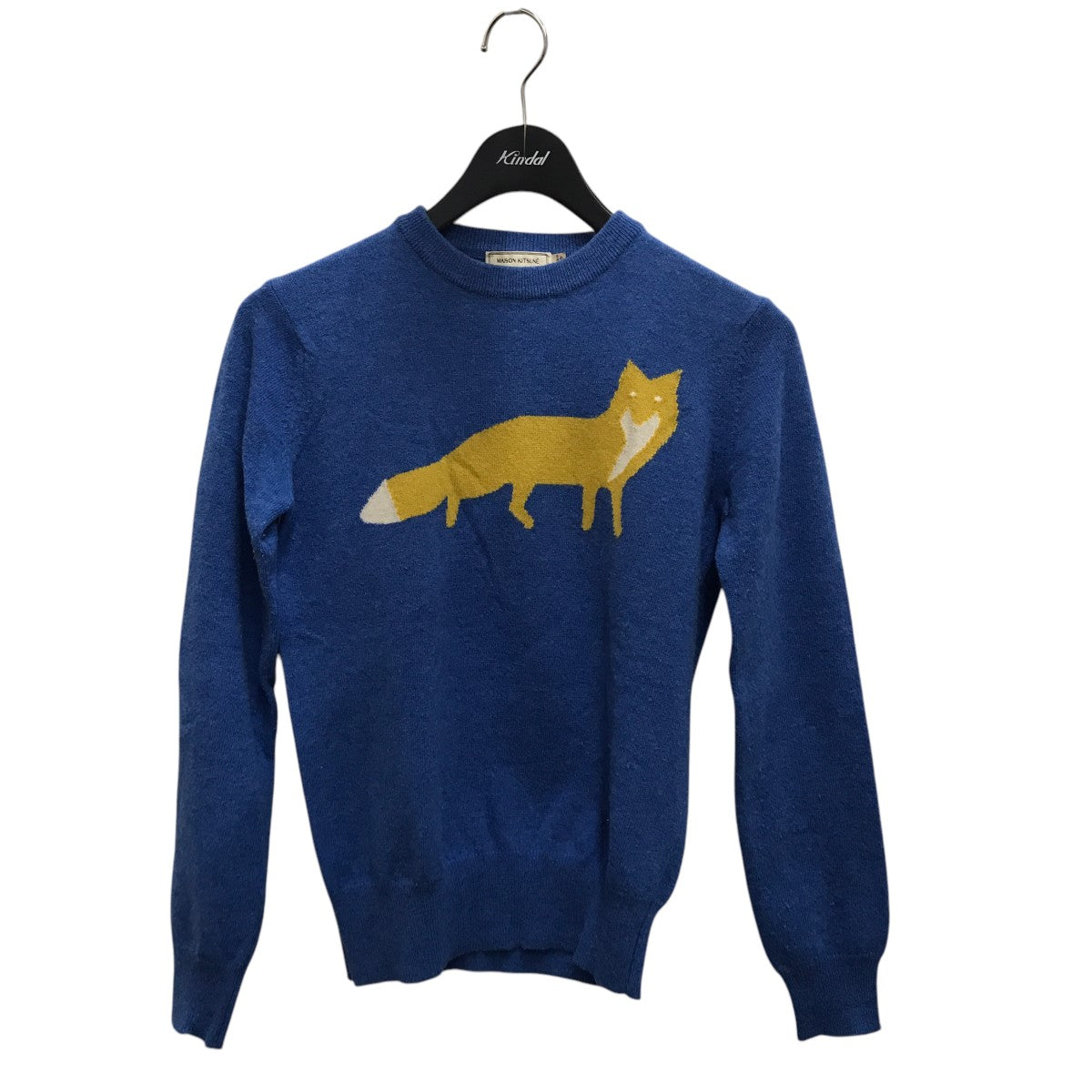 maison kitsune セーター MAISON KITSUNE(メゾンキツネ) セーターKWM0660 KWM0660 ブルー サイズ