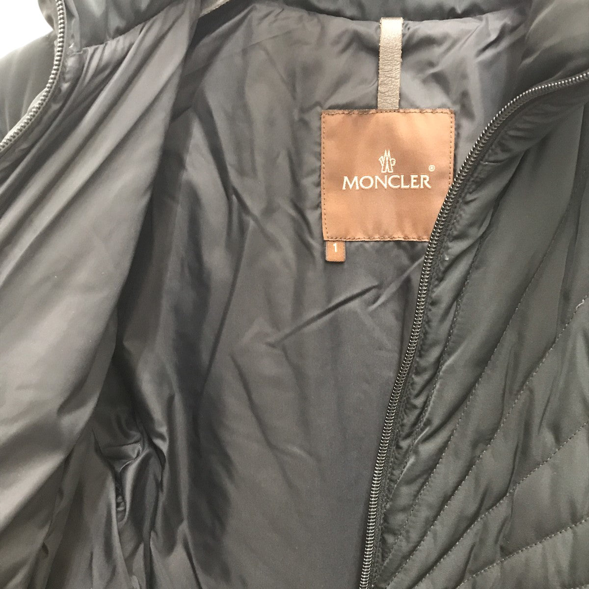 MONCLER(モンクレール) 茶タグ MARTINAダウンコート ブラック サイズ 1