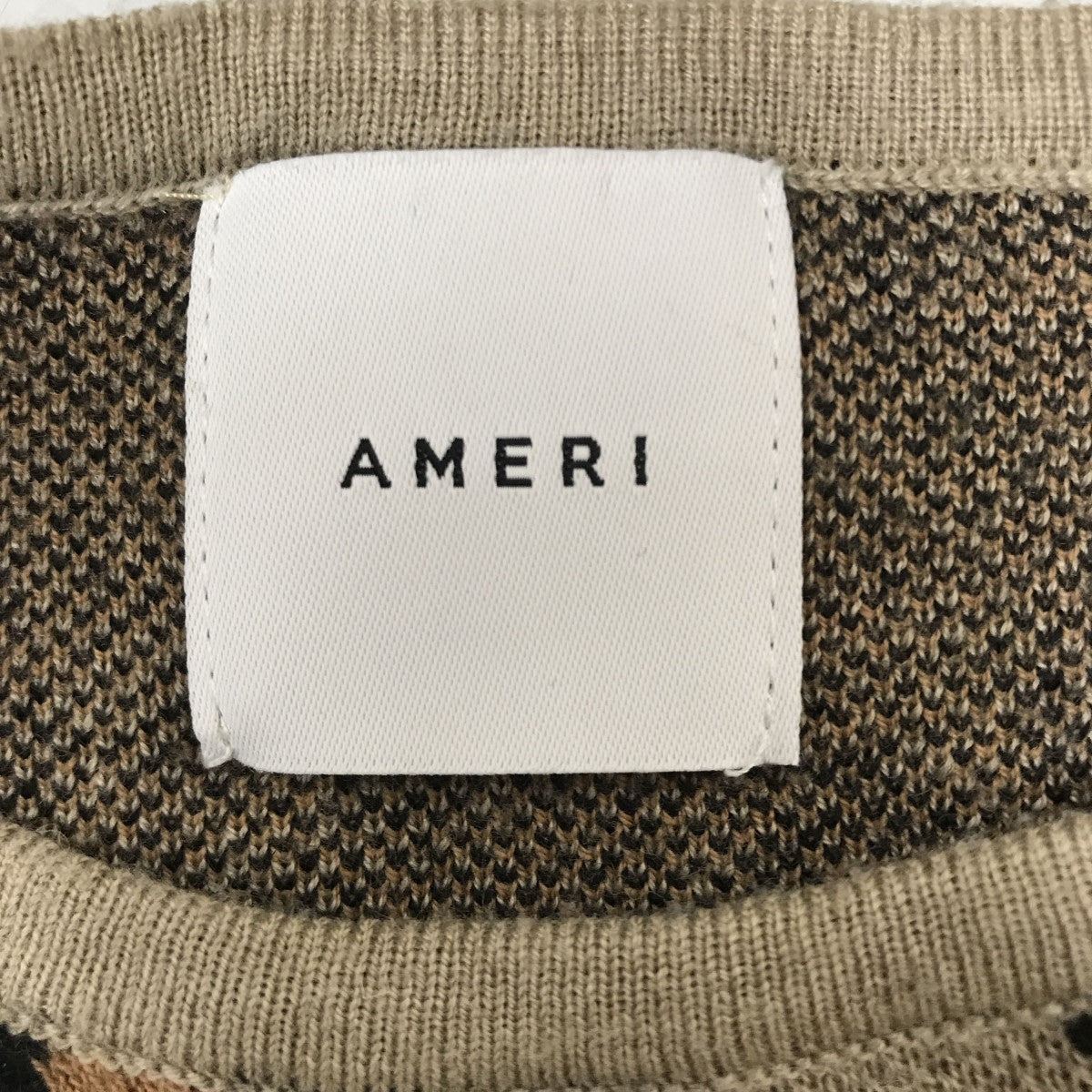 AMERI アニマル柄切り替えニット0282140510 古着・中古-3枚目のアイテム画像