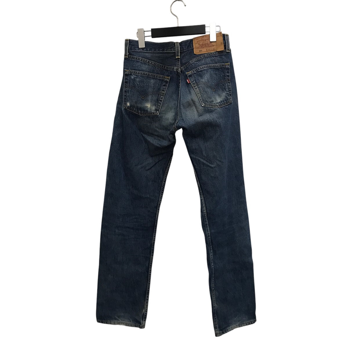 リーバイス516 W38 極太ブラックデニム ワイドバギーボトム 黒ストレート リーバイス516 W38 極太ブラックデニム ワイドバギーボトム 黒