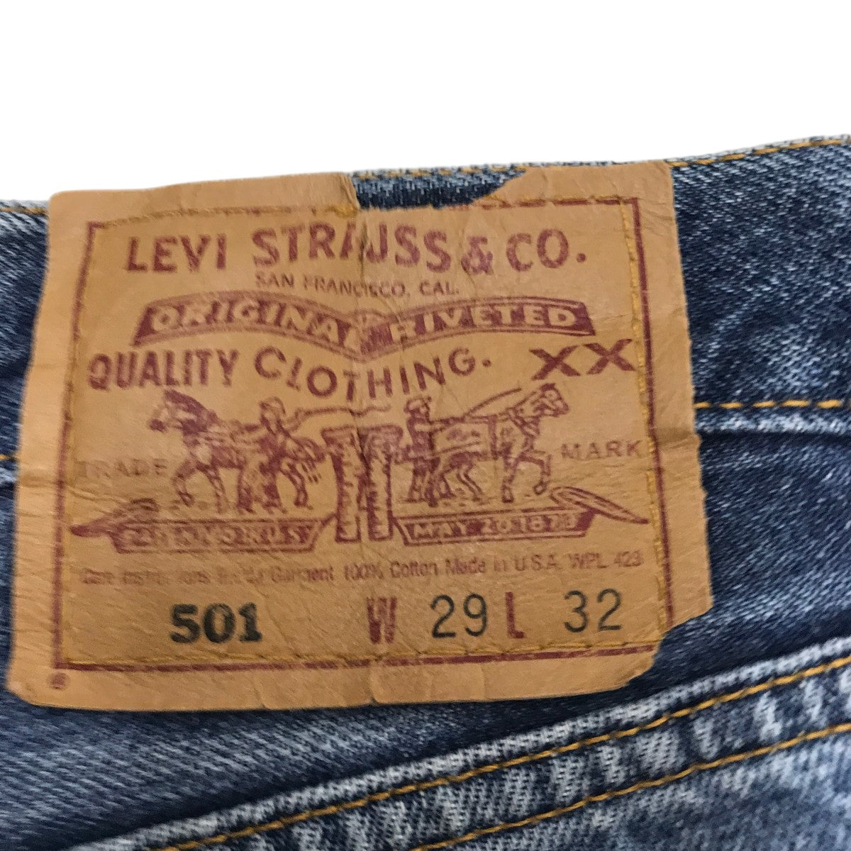 LEVI’S USA製デニムパンツ 古着・中古-3枚目のアイテム画像