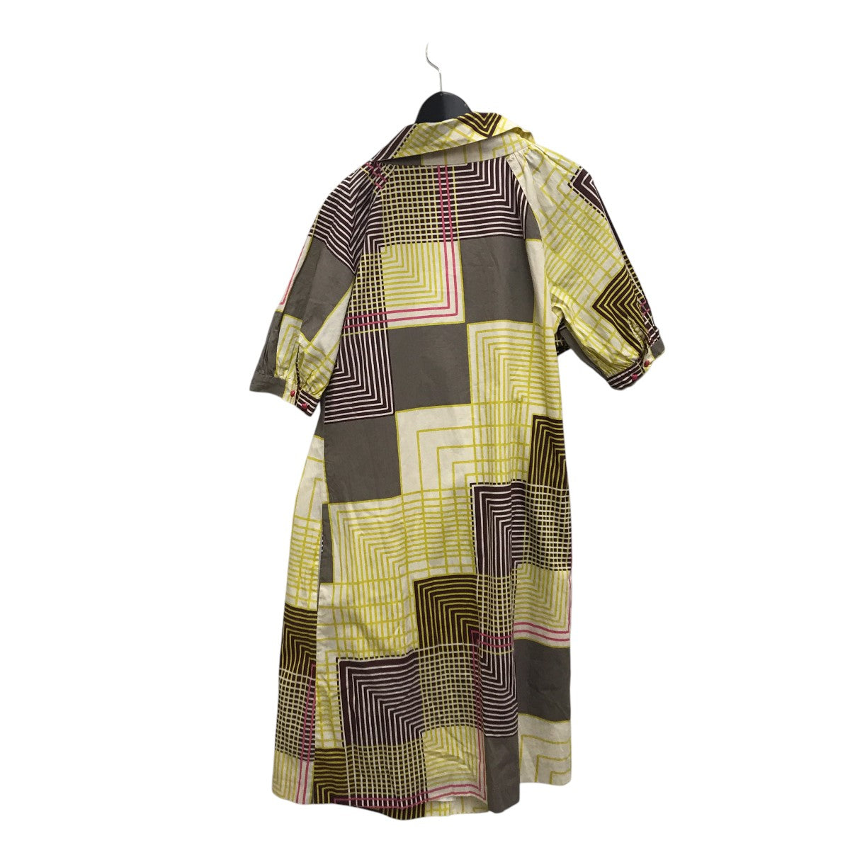 KENZO チェックシャツワンピース2RO12 4J 古着・中古-2枚目のアイテム画像